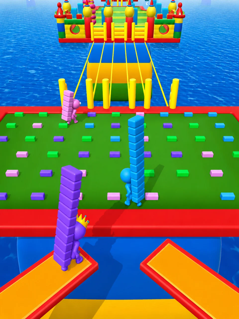 Bridge Race gameplay screenshot